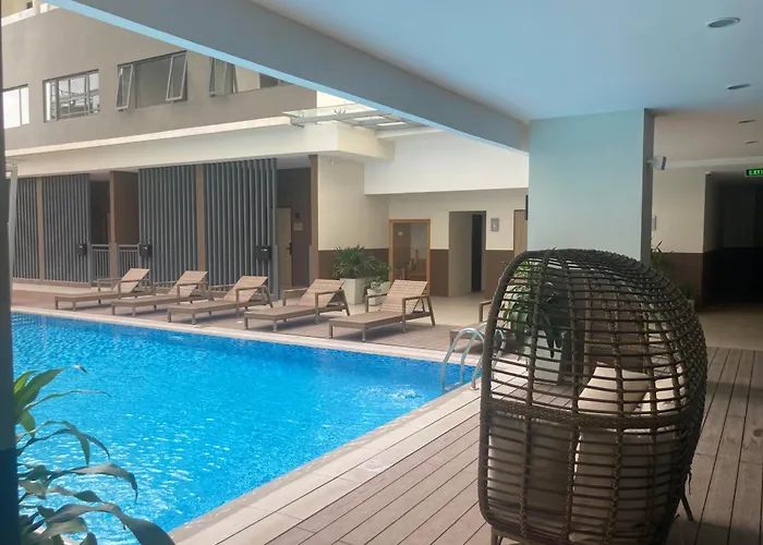 By Trixia Be Apartments, Luxury Apartments, Ac, Pool, Gym, Near It Park *